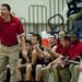 Pinckney Head Coach Tom Reason yells at his players during the Chelsea High Basketball Tournament on Friday, Dec. 28. Daniel Brenner I AnnArbor.com